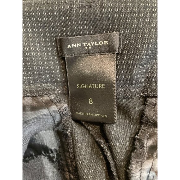 Ann Taylor Signature Black & White Dress Pants Trousers Womens Size 8 - Picture 6 of 7